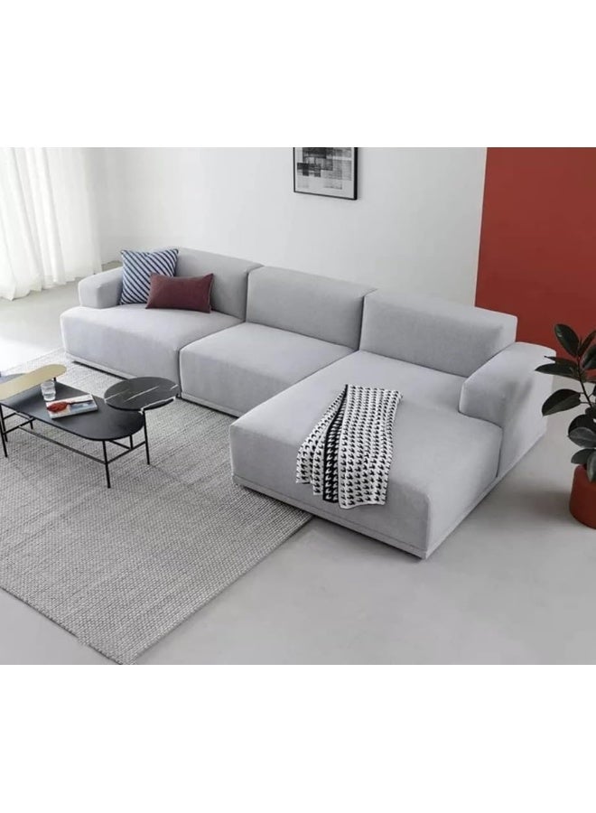 Generic Modular Sectional Sofa Furniture Fabric L Sofa For Living Room (left)  - Image 1