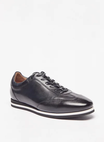 DUCHINI Solid Lace-Up Sneakers