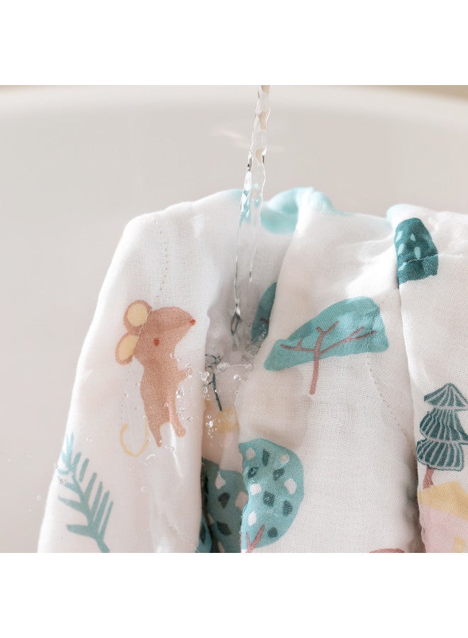 purcotton Zero-additive Puff Series】8-layer Baby Gauze Towel, Soft Warm Bath Towel For Gentle Bathing - Image 5