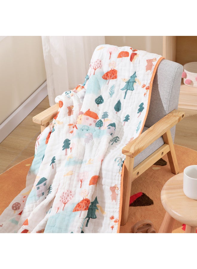 purcotton Zero-additive Puff Series】8-layer Baby Gauze Towel, Soft Warm Bath Towel For Gentle Bathing - Image 3