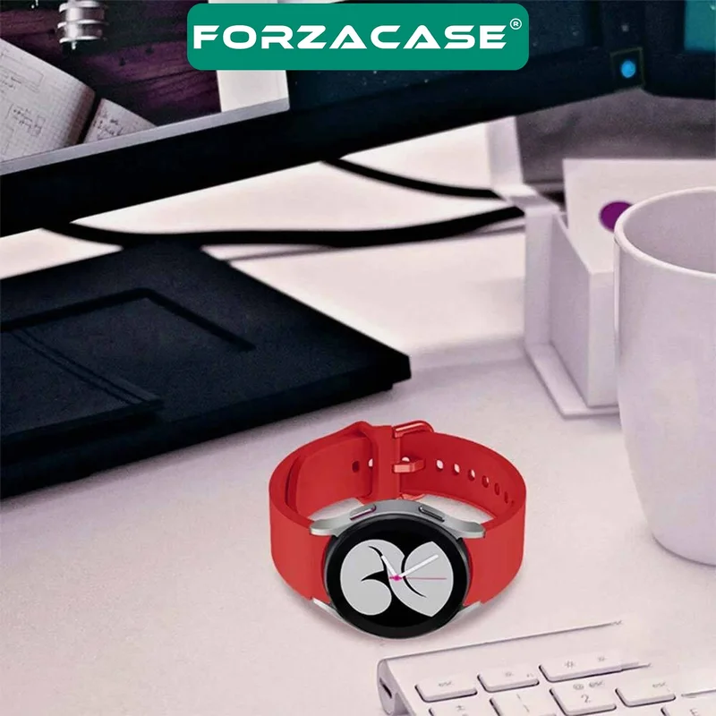 فورزاكاس Silicone Band Strap Compatible with Samsung Galaxy Watch 4 40MM / 44MM - FC163