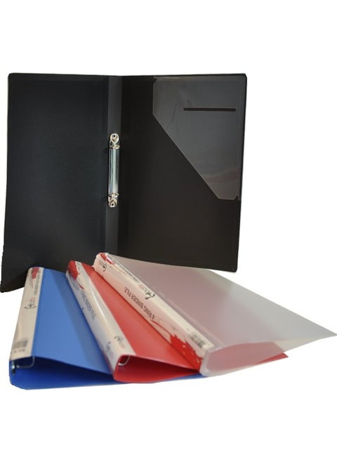 2 Ring File Black