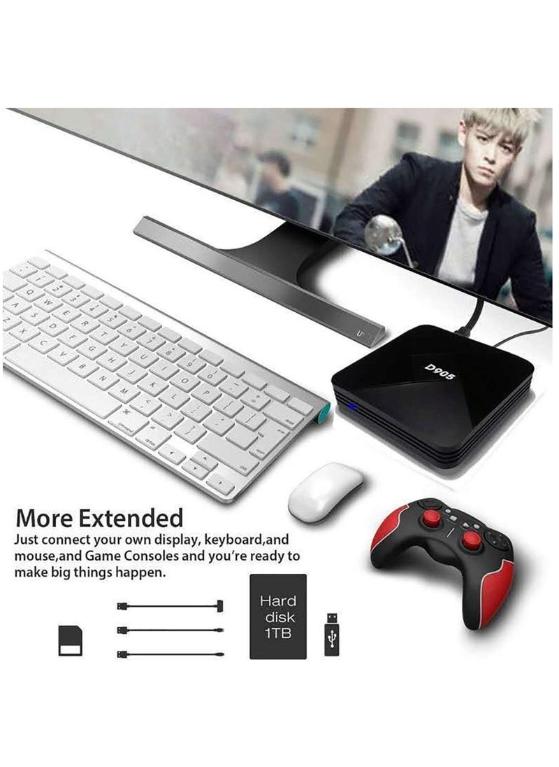 Generic - Android TV Box,  4K Smart TV Box Amlogic S905 Quad Core Media Player Support 3D WiFi HDMI for Home Entertainment - Image 1