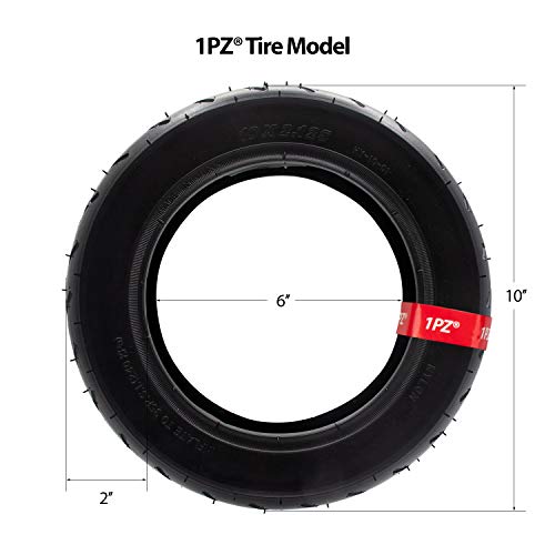 1PZ ITX-RFS Heavy Duty 10x2.125/10 x 2 Tire and Inner Tube with Bent Valve Stem for Smart Electric Balance Scooter Bike, Stroller, Bicycle, Tricycle 10" inch Unicycle - Image 4