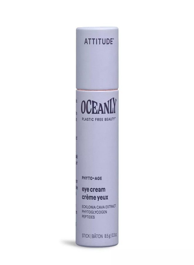 ATTITUDE Oceanly Eye Cream Stick, EWG Verified, Plastic-free, Plant and Mineral-Based Ingredients, Vegan and Cruelty-free Beauty Products, PHYTO AGE, Unscented, 0.3 Ounce - Image 1