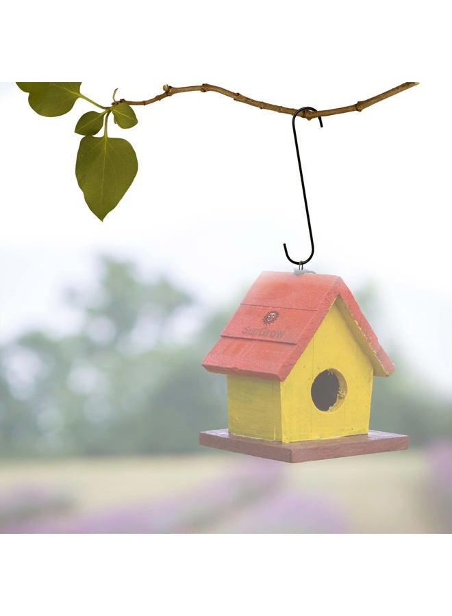 SunGrow S-Shaped Metal Hanger - Hook Stake Bird Feeder, Birdhouse, Outdoor Decor, air Plant Orbs, Lights, Lanterns, Flower Baskets More - Heavy-Grade Stainless Steel - Rust-Resistant, Sturdy - Image 5