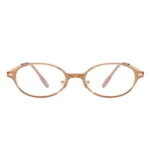 SODQW Small Retro Oval Fake Glasses for Women Fashion Blue Light Non Prescription Eyeglasses to Cosplay - Image 1