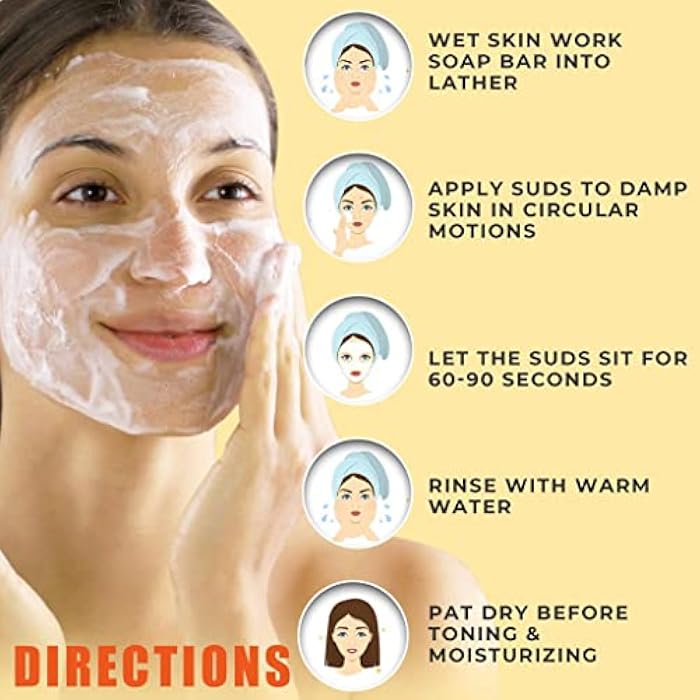 Natrulo 10% Sulfur Soap Cleansing Bar for Face & Body – All Natural Facial Cleanser for Acne, Oily Skin – Healing Skincare Blend of Lemongrass, Tea Tree Essential Oil, Vitamin E, Coconut Milk – Made in USA - Image 5