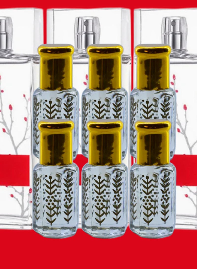 6 Pieces In Red Essential Oil For Women Original Clear 6 Ml