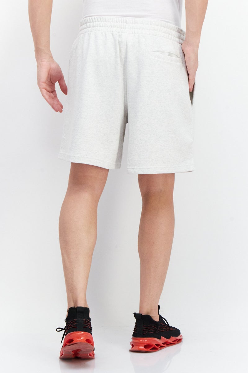 New Balance Men Sportswear Fit Outdoor Shorts, Heather White - Image 2