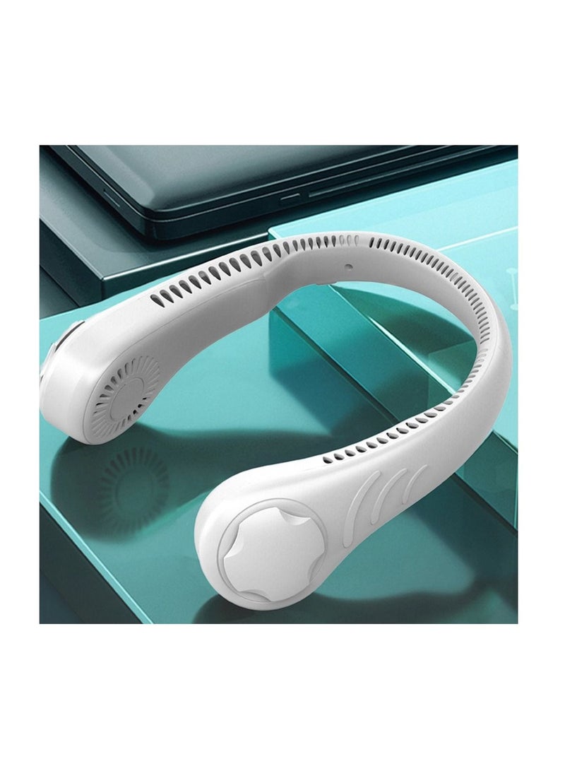 AROAQ مروحة عنق محمولة، مروحة بدون شفرات قابلة للشحن عبر USB، مروحة عنق قابلة للارتداء - Image 2