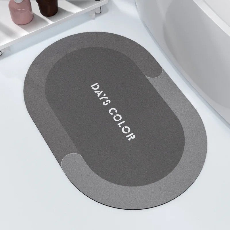 Y&D Super Absorbent Bath Mat - Non-Slip Rubber Bottom, Quick Drying Bathroom Floor Carpet Rug - Image 2