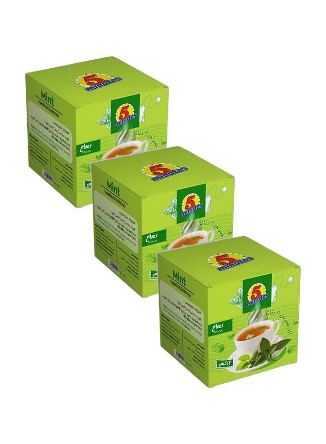 فايف مينتس شاي النعناع 12 كيس 14.4 جرام (عبوة من 3) - Image 1