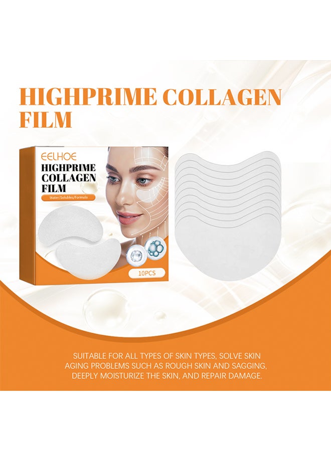 EELHOE collagen eye mask, collagen essence soft skin lifting elastic crystal eye mask - Image 4