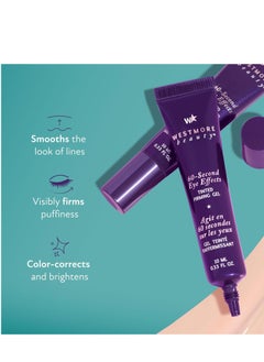 Westmore Beauty Westmore Beauty 60 Second Eye Effects Tinted Firming Gel - Instant Tightening Serum, Under-Eye Cream for Puffiness and Bags - Light to Medium, 0.33 Fl Oz (10 mL)  - Image 3