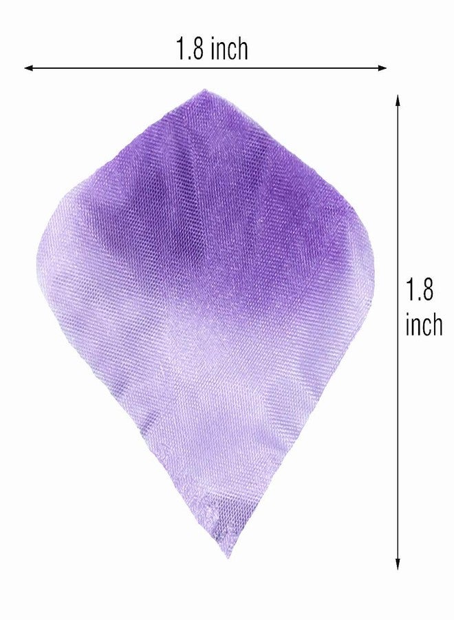 LOVENIMEN Rose Petals, 2000Pcs Silk Artificial Petals Flowers Home Party Decorations Wedding Bridal Decoration Wholesale Valentine Anniversary Ceremony Purple White - Image 3