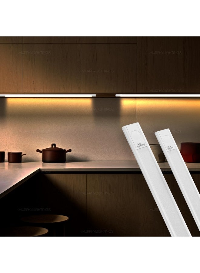Murphy Aluminium 2 Feet Led Under Cabinet Lighting, 8W Under Cabinet And Under Counter Lighting, Led Profile Light : Warm White, Pack Of 10 - Image 1
