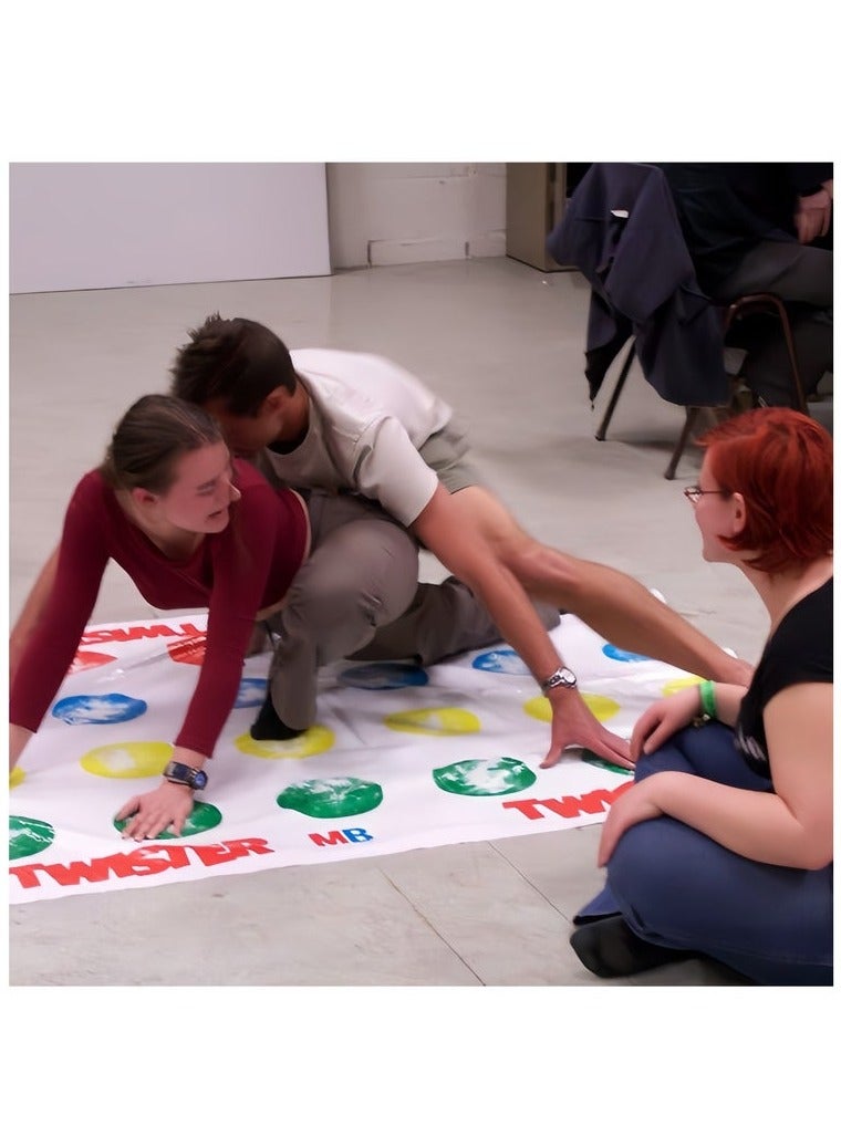 تويستر لعبة تويستر، لعبة لوحية كلاسيكية لحفلة تويستر، لعبة تويستر جماعية للاعبَين أو أكثر، لعبة تويستر للأطفال، لعبة حصيرة أرضية، ألعاب توازن مضحكة مع دوار لحفلة لعب داخلية وخارجية - Image 2