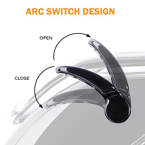 PBYMT Saddle Bag Latches Kit Steel Saddlebag Lid Lifters Handle Lever Fit for Harley Touring Road King Street Glide Electra Glide Ultra Limited 2014-2024 - Image 5