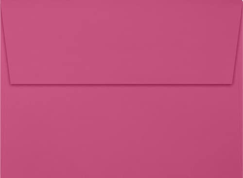 LUXPaper A7 Invitation Envelopes | Peel & Press | 5 1/4" x 7 1/4" | Magenta Pink | 80lb. Text | 50 Qty - Image 2