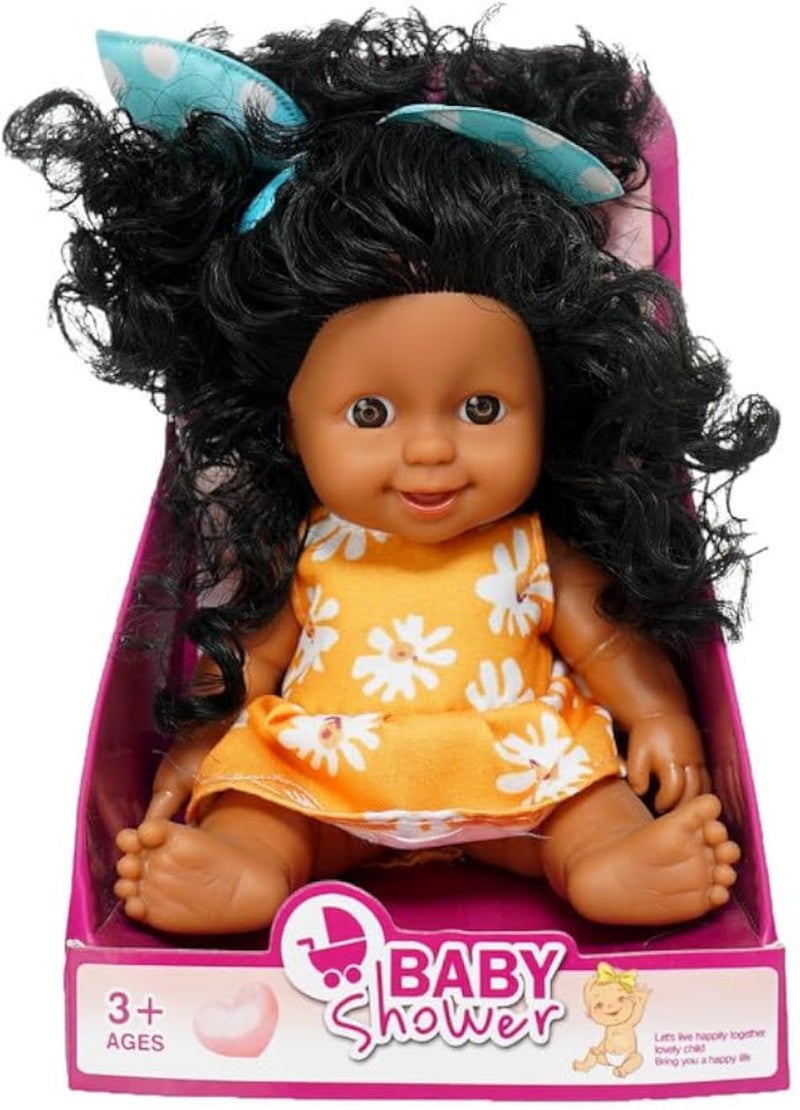 Plastic Curly Doll For Girls - Multi Color Ofer-74