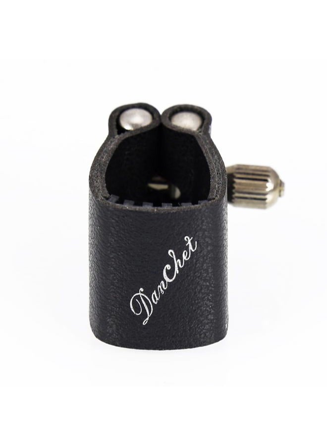 Danchet Tenor Saxophone Ligature Fastener, Leather Ligature and Plastic Cap for Tenor Saxophone… - Image 1