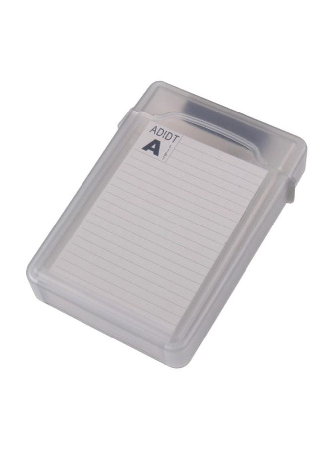 BURAQ 3.5 inch Hard Drive Disk HDD SATA IDE Plastic Storage Box Enclosure Case(Grey)  - Image 3