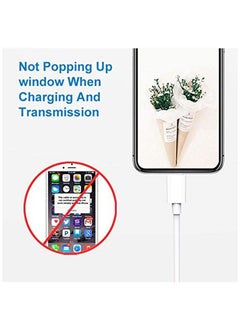 Filly iPhone Cable 1M Lightning Cable iPhone Charger Cable USB A to Lightning Cable for iPhone 14/14 Pro/14 Plus/14 Pro Max, iPhone 13-8 All Series-White  - Image 4