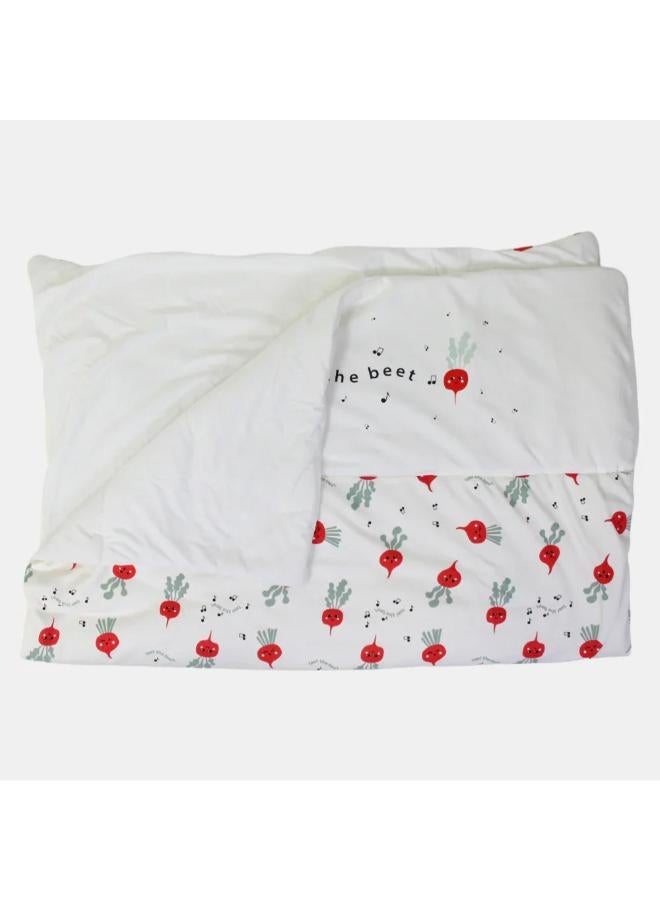 Berceau Cotton Baby Duvet - Off-White with a Cute Print - Image 3