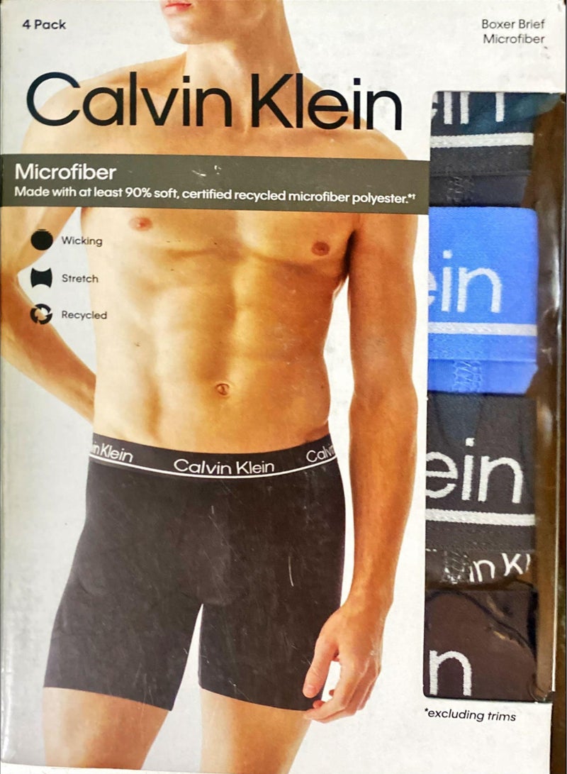 Calvin Klein Jeans Microfiber Boxer Brief  4 Pack Underwear  - Image 1