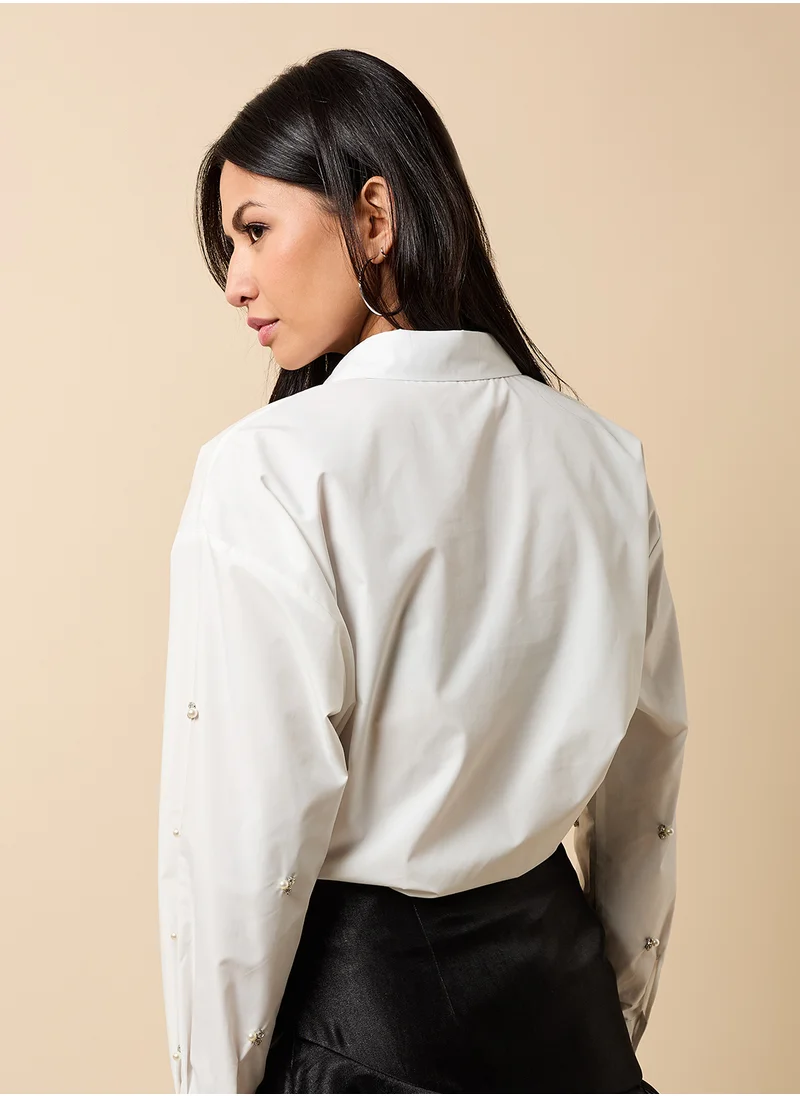 ليتل مسترس Embellished Shirt