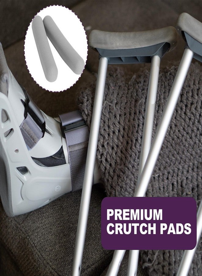 ZIYIZE Replacement Crutch Pads, 2 Pack Crutch Padding, Underarm Crutch Pads, Replacment Cushion Tops Axillary Support Double Crutches Accessories - Image 3