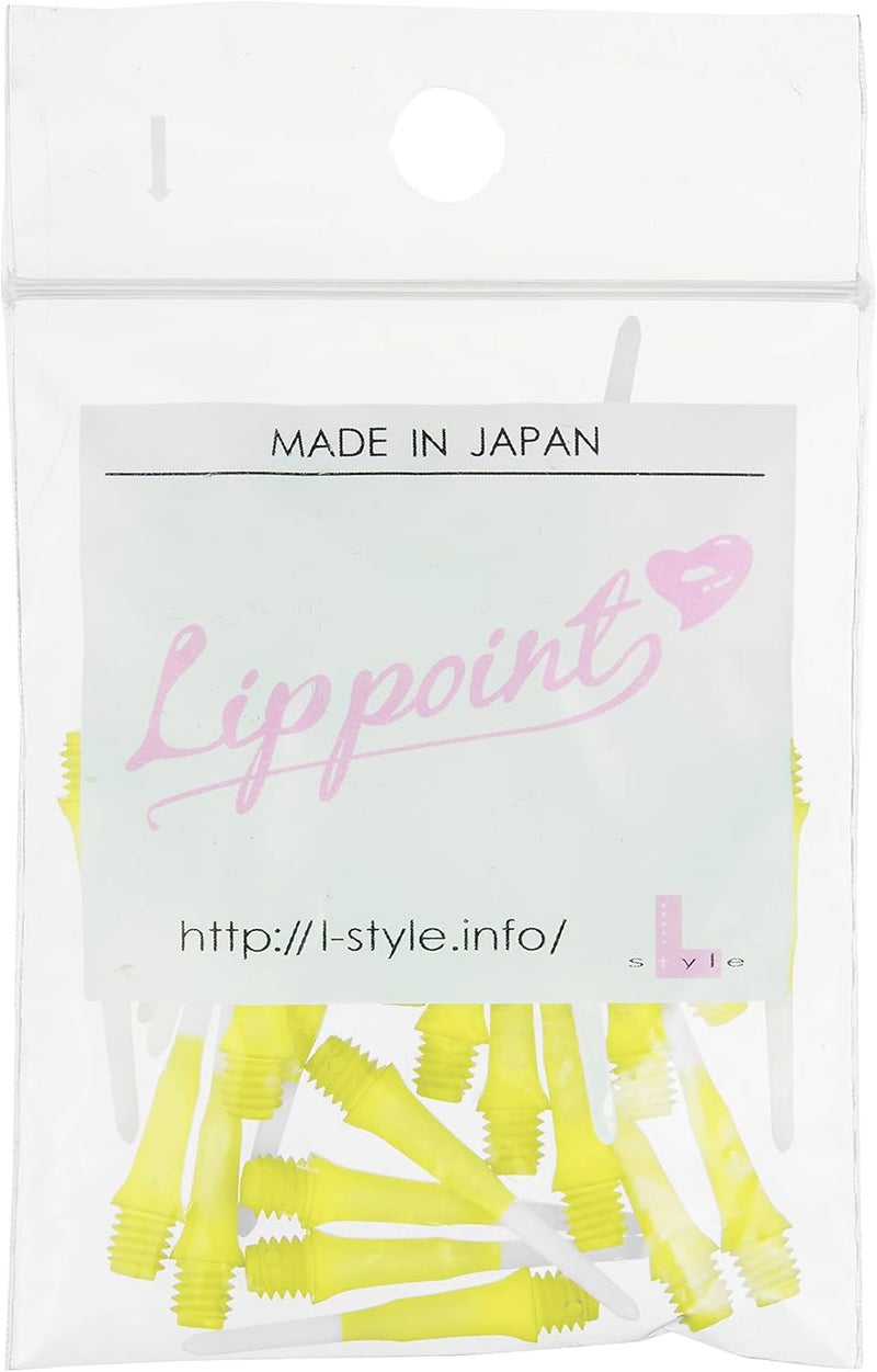 LSTYLE Dart Tips: Original Lippoint - Soft Tip Dart Points - 2BA Thread - Regular Length - 2 Tone Yellow - Image 2