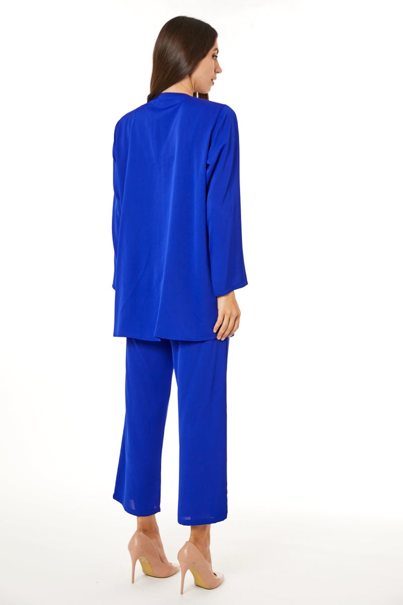 Moistreet V-Neck Top & Pant Set - Image 3