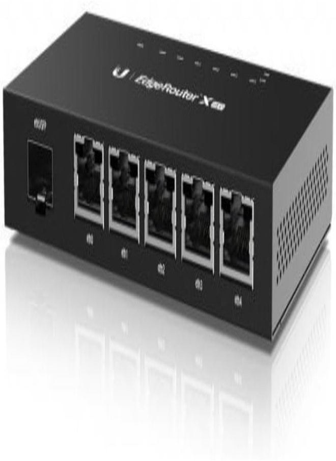 Ubiquiti Networks - Edgerouter X SFP - Router - Desktop - Black (ER-X-SFP) - Image 1