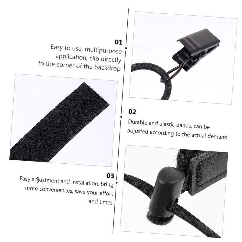 Heavy Duty Spring Backdrop Clips 6 Pack For Photography Studio Background Support - Image 4