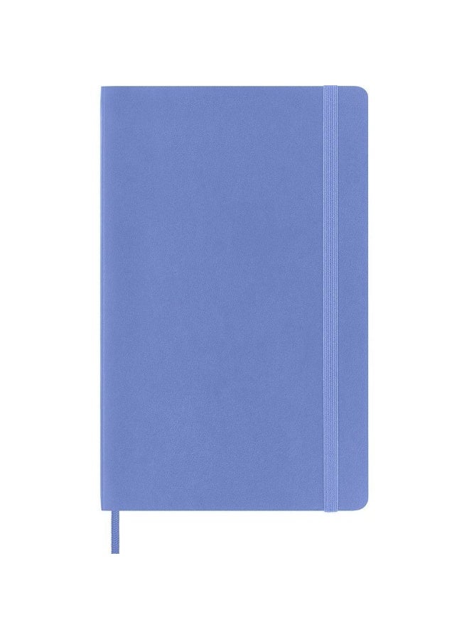 MOLESKINE Large Notebook Ruled Pages Hydrangea Blue Soft Cover 192 Pages - Image 3
