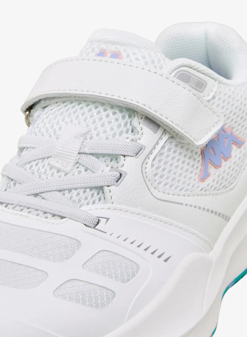 Kappa WHITE Girls Hook & Loop Ankle Sneakers for Women | Best Price UAE