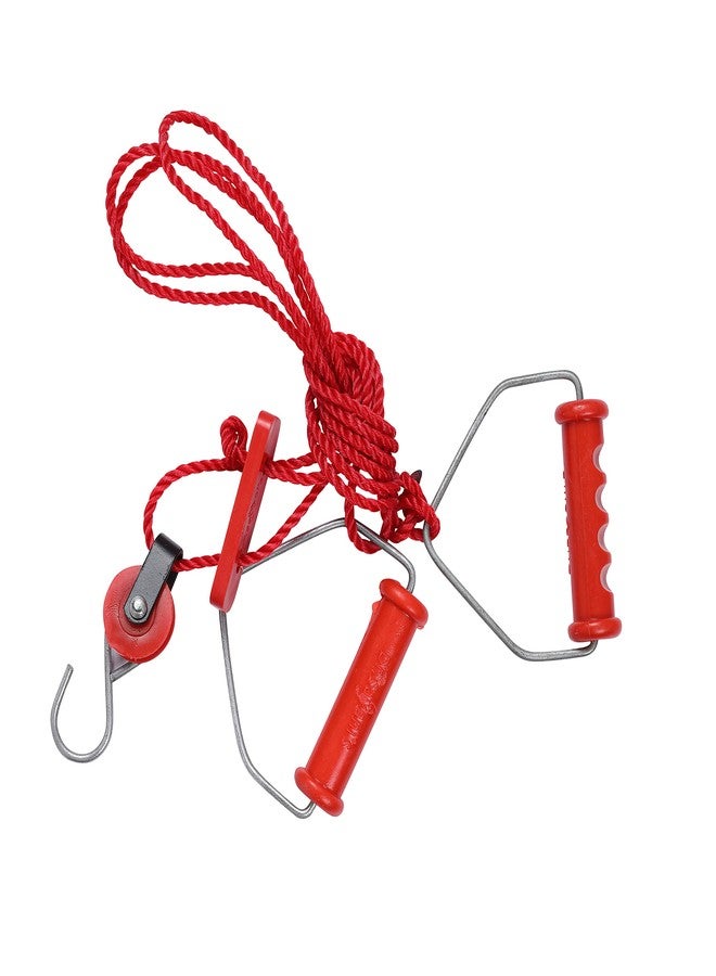 Renewa Shoulder Exercise Equipment Rope with Pulley - Eco,Plastic Blue and Red - Image 5