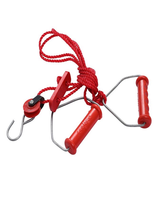 Renewa Shoulder Exercise Equipment Rope with Pulley - Eco,Plastic Blue and Red - Image 4