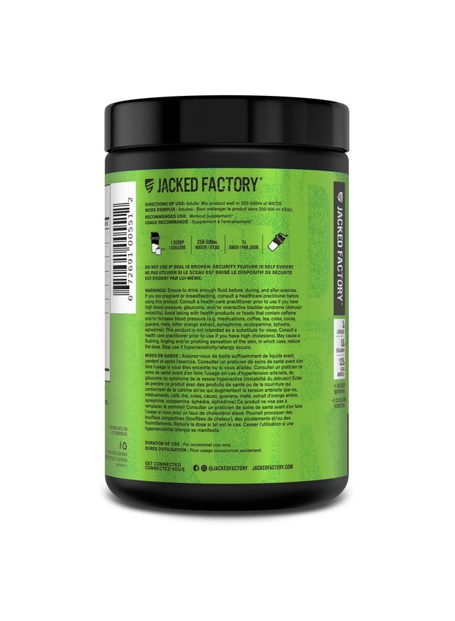 Jacked Factory NITROSURGE Pre Workout Supplement - Endless Energy, Instant Strength Gains, Clear Focus, Intense Pumps - Nitric Oxide Booster & Preworkout Energy Powder - 60 Servings, Arctic White - Image 2