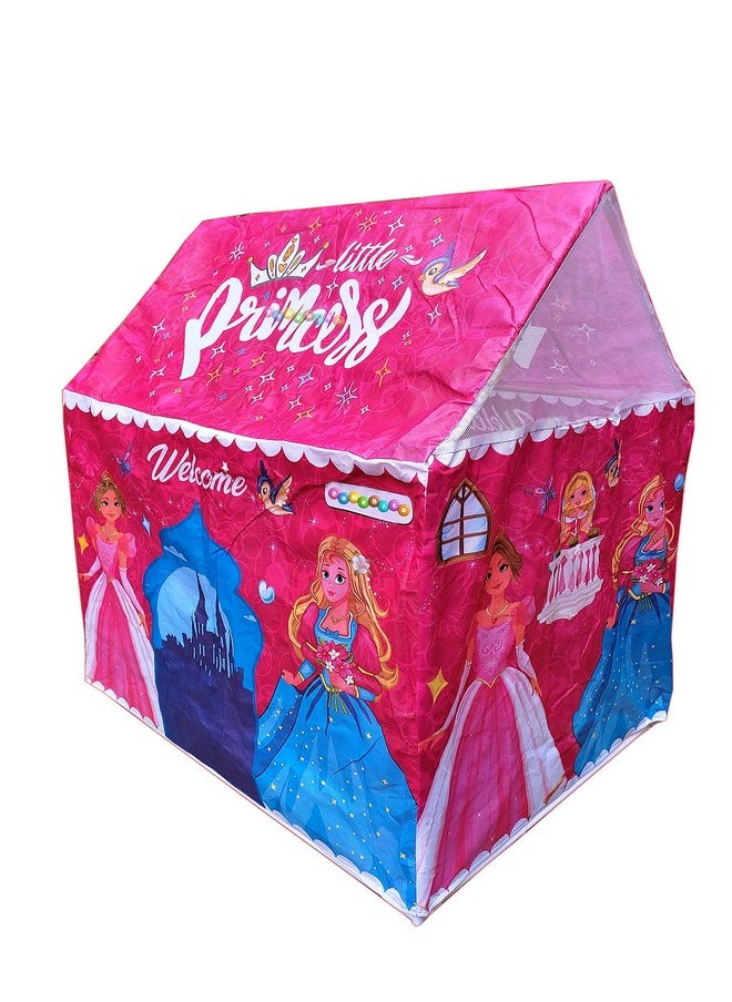 DOMENICO - DOMENICO Princess Extremely Light Weight Water Resistant Kids Play Sweet Home Pretend Playhouse Foldable Tent House for Girls and Boys - Image 1
