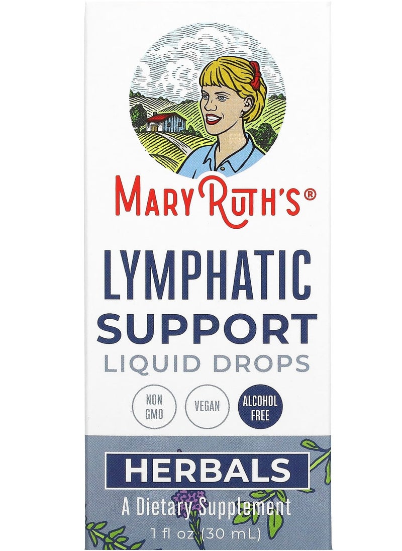 MaryRuth's Herbals, Lymphatic Support Liquid Drops, Alcohol Free, 1 fl oz (30 ml) 