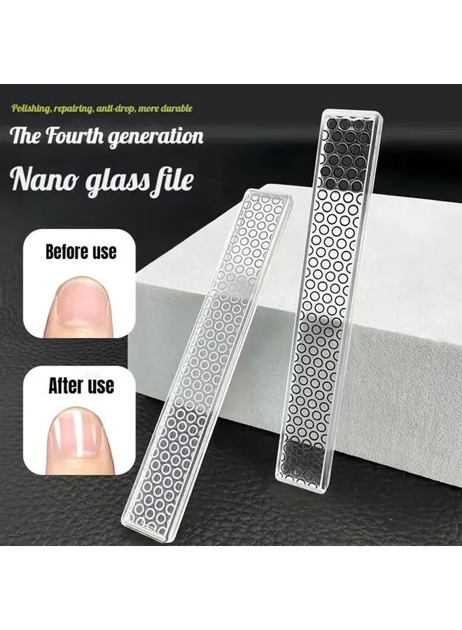 Hexagonal Nano Glass Nail File For Manicure Pedicure Grinding Polishing Exfoliation Color 3 - Image 3
