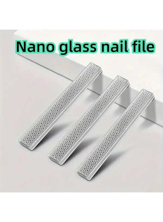 Hexagonal Nano Glass Nail File For Manicure Pedicure Grinding Polishing Exfoliation Color 3 - Image 2