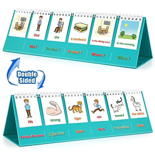 Aizweb Silly Sentence Building for KidsSpeech Therapy Learn to Read for Preschool Kindergarten 1st 2nd Grade Special Education Classroom Must HaveHomeschool Educational Toy Reading Learning Game - Image 1