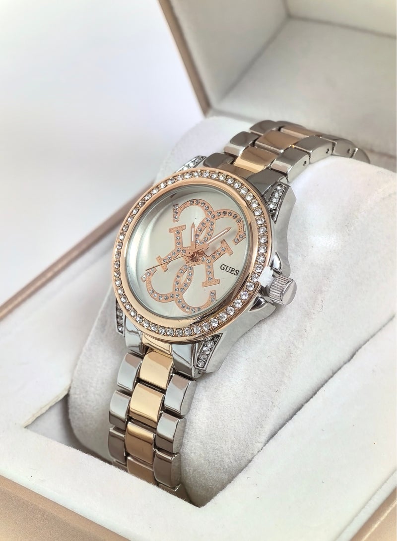 ساعة فاخرة وأنيقة من الفولاذ المقاوم للصدأ - Image 2