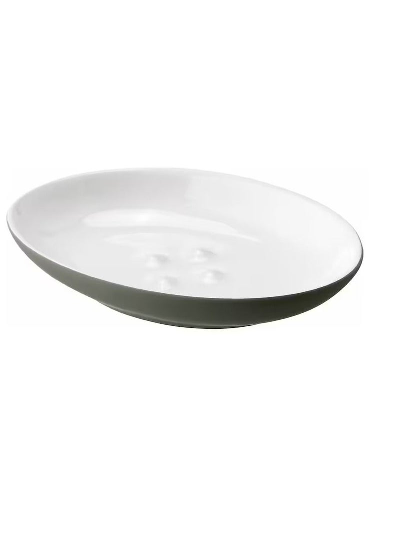 Soap dish grey green - Image 1