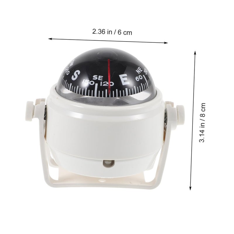 4 Pack Dashboard Compass for Car Boat Vehicle Navigation Ball Compass Mount - Image 4