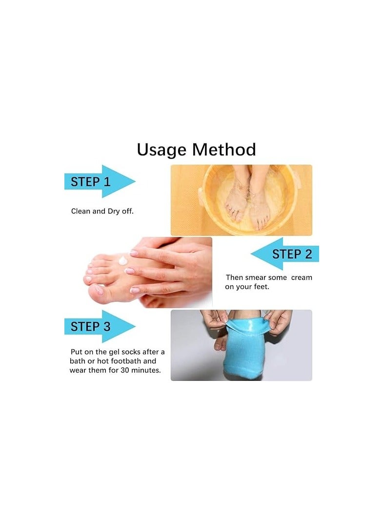 6 Pieces Cotton Spa Gel Syrup Moisturizes and Repairs Cracked Skin, Dry Feet Care, Skin and Foot Care, 6 Pieces, Multiple Colors - Image 2